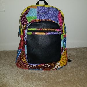 Cute  unisex African print backpack